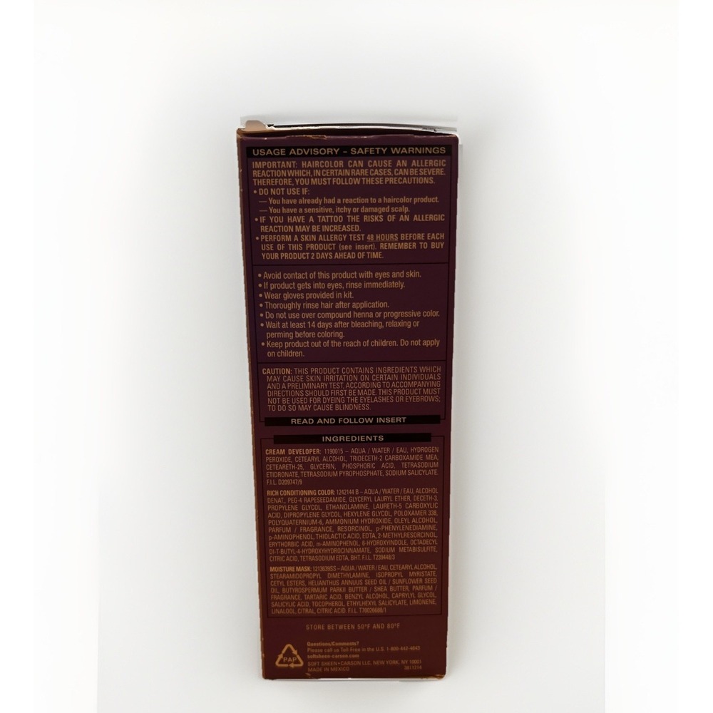 Dark and Lovely‎ Fade Resist Hair Color Brown Sable Argan Oil & Vitamin E 373 - Picture 4 of 4